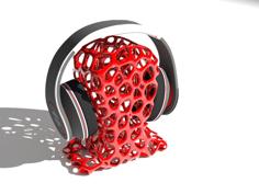 Ghostly Headphones Stand 3D Printer Model