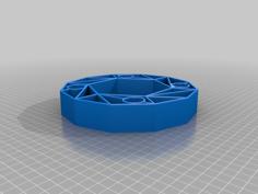 Advent Candle Wreath 3D Printer Model