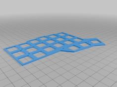 CORSNES (crkbrd/corne Keyboard Tray) 3D Printer Model