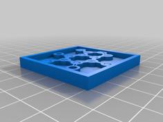 Caffeine Molecule Coaster So Liquid Doesn’t Sweat On To Table 3D Printer Model