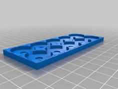 Parametric Movement Tray 3D Printer Model