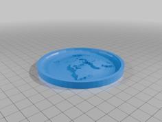 Flat Earth Model 3D Printer Model