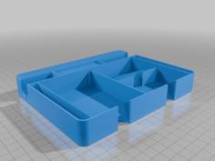 Remixed Ultimate Gloomhaven Dashboard For Smaller Beds 3D Printer Model