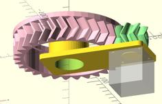 Rotating Table For 6309Z Bearing 3D Printer Model