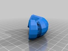 Helldivers 2 Servo Assisted Helmet(Cut For Smaller Printers) 3D Printer Model