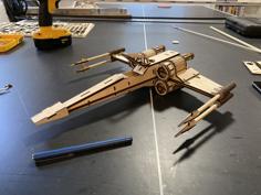 Laser Cut X-Wing Starfighter Remix