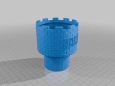 Draft Table Cup Holder 3D Printer Model