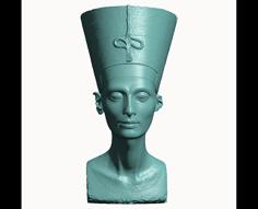 Buste De Nefertiti/Bust Of Nefertiti-Real 3D-SCAN 3D Printer Model