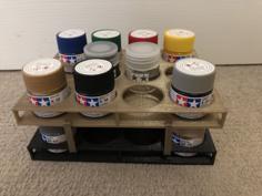 Tamiya Colour Stacking Paint Tray 3D Printer Model