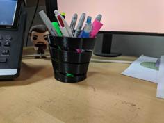 Spiral Pencil Holder Cup 3D Printer Model