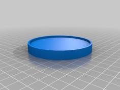 Cup Plate – 8cm Diametre 3D Printer Model