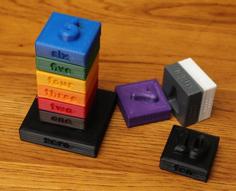 Stacking Learning Blocks 3D Printer Model