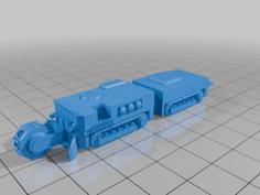 MoleRat Tracked Sub-Surface Miner 3D Printer Model