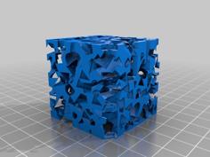 Crazy Cube Tourture Test 3D Printer Model