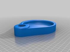 Cat Water Bowl (Gravity Feed) Soda Bottle 3D Printer Model