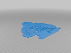 Post-apocalyptic Soldier 4 Wall Or Table Decoration 3D Printer Model