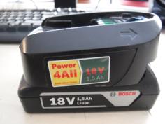 Bosch 18V Battery Adapter DIY To Proffesional 3D Printer Model