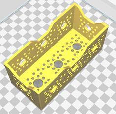 FTC Battery Mount With Actobotics Channel Format 3D Printer Model