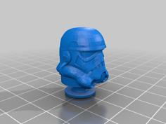 Storm Trooper Croc Topper 3D Printer Model