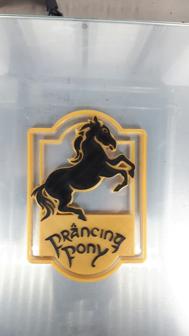 The Prancing Pony Sign ( The Lord Of The Rings ) 3D Printer Model