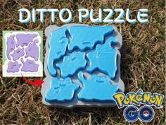 Ditto Puzzle From Pokémon GO 3D Printer Model