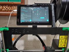 Tablet Mount For Prusa 3D Printer Model