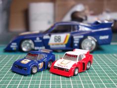 Deformed Miniature Car TOYOTA Celica LB Turbo 3D Printer Model