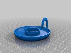 Oil Burner/Candle Holder 3D Printer Model