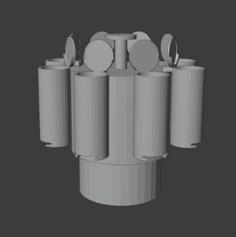 Spinning Token Dispenser 3D Printer Model