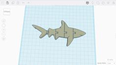 Articulated Shark 3D Printer Model