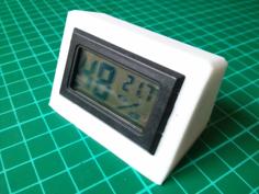 Ebay Thermometer/Hygrometer Desk Stand. 3D Printer Model