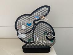 Bunny Earring Holder 3D Printer Model