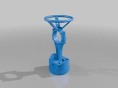 Racing Chess Peice Trophy 3D Printer Model