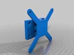 Wall Mount Monitor Rotation VESA 100х100 & 75х75 3D Printer Model