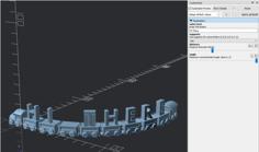 Customizable Text For Alphabet Train 3D Printer Model