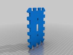 Modular Light Switch Cover 3D Printer Model