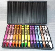 Hinged Crayon Storage Tray 3D Printer Model