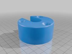 Wardrobe / Closet Rod Bracket 3D Printer Model