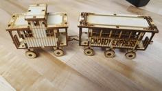 Laser Cut Christmas Train – Passenger Car