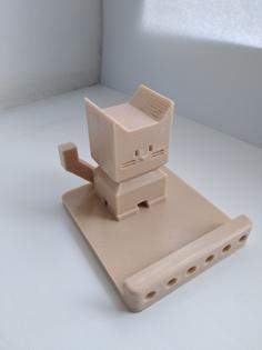 Cali Cat Phone Holder 3D Printer Model