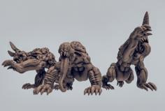 Hell Hounds 3D Printer Model