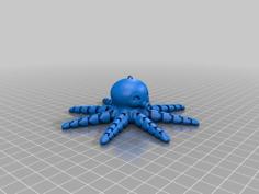 Octopus With String Loop 3D Printer Model