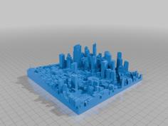 Model Of San Francisco, USA (Sample) 3D Printer Model