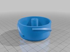 Replacement Knob For Washer Dryer. Parametric. 3D Printer Model