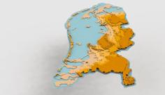 The Netherlands – Flooded 3D Printer Model