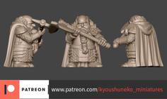 KM DWARF GREAT AXE Unit 3D Printer Model