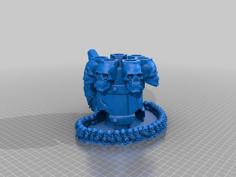 Skull Mug Dice Tower 3D Printer Model