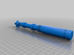 Classic Doctor Who Sonic Screwdriver 3D Printer Model