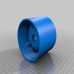 Paddle Tires Rim 3D Printer Model