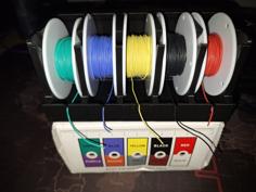 Modulair Wire Spool Holder 3D Printer Model